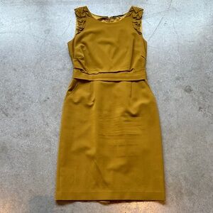 Elie Tahari Mustard Dress